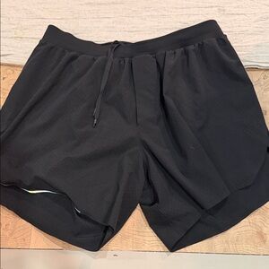 lululemon athletica Black Men's Running Shorts